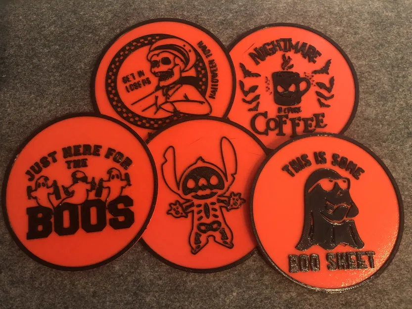 Bộ lót ly Halloween cho bữa tiệc của bạn - Image 1