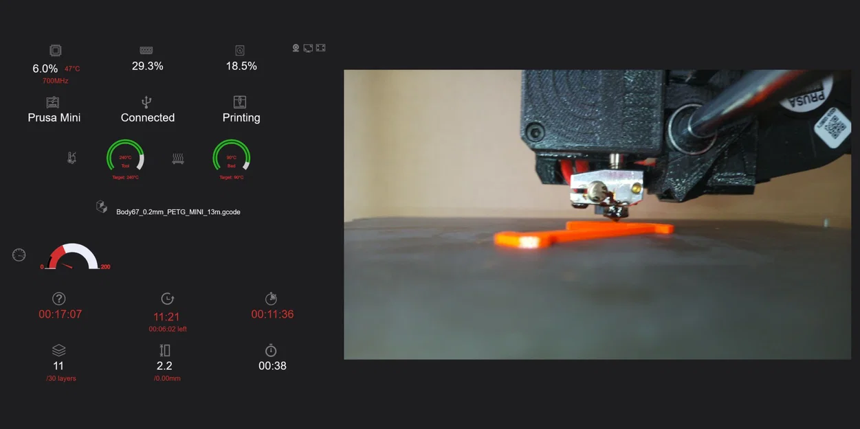 Giá đỡ camera Raspberry Pi cho Prusa Mini - Image 2