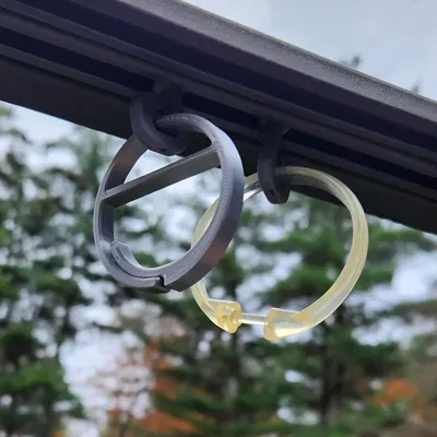 Móc rèm cho nhà kính trên sân thượng