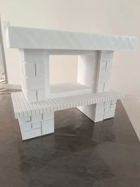 Lò sưởi cho nhà Barbie tỷ lệ 1/6 - Image 1