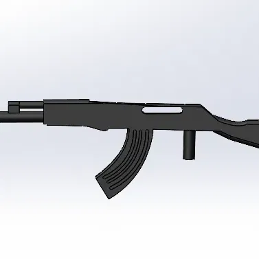 Mô hình súng AK-47 bằng lego nhỏ gọn và dễ lắp ráp