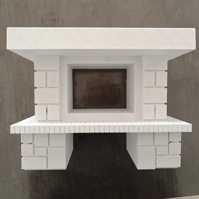 Lò sưởi cho nhà Barbie tỷ lệ 1/6