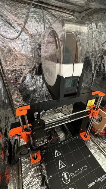 Giá đỡ cuộn filament cho hộp khô Sunlu trên MK3S+ - Image 1