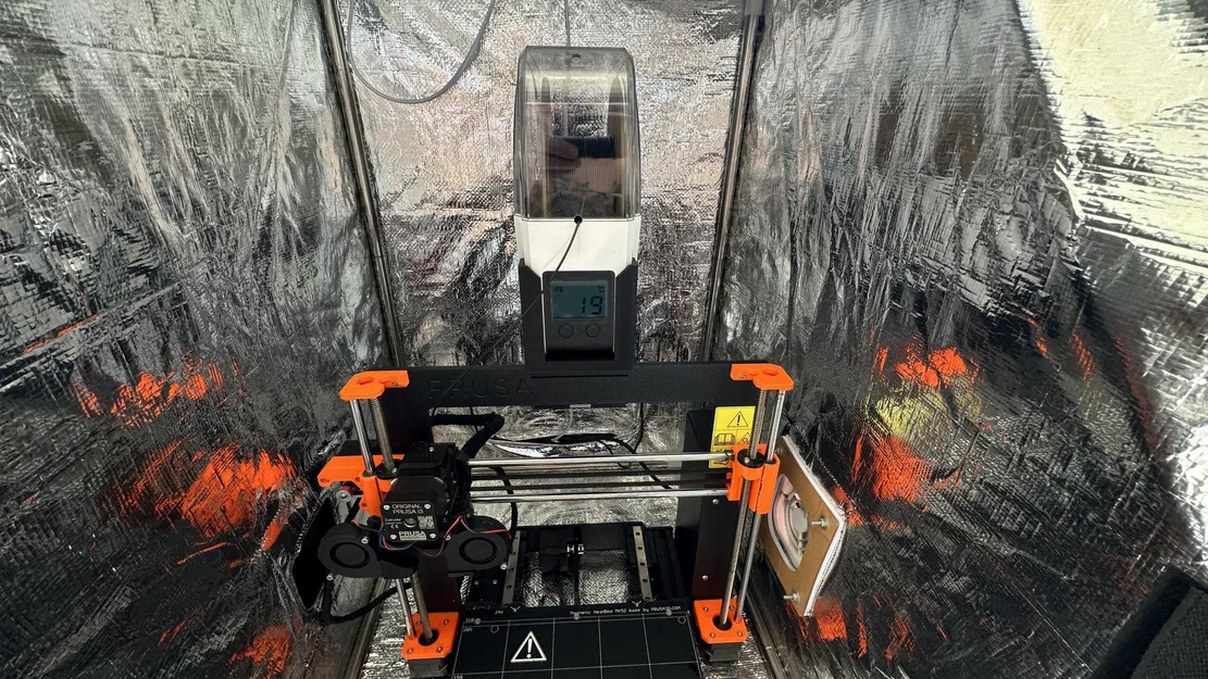 Giá đỡ cuộn filament cho hộp khô Sunlu trên MK3S+ - Image 4