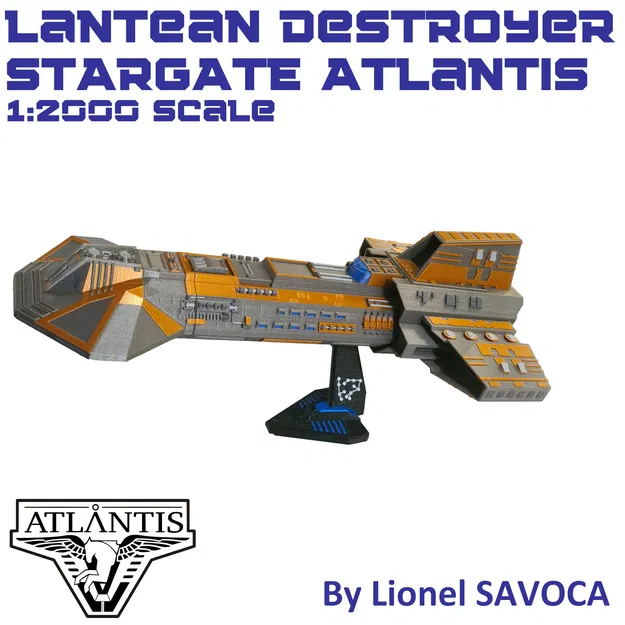 Khu trục hạm Lantean / Asuran tỉ lệ 1:2000 - Image 1