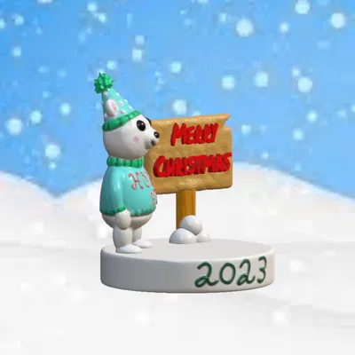 Gấu tuyết Giáng sinh cho mùa lễ hội