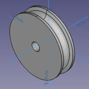 Puly dây thừng tham số trong FreeCAD