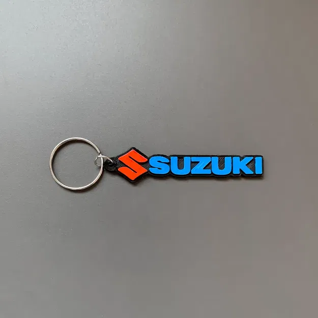 Móc khóa thương hiệu Suzuki với thiết kế đơn giản - Image 1