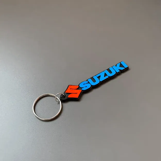Móc khóa thương hiệu Suzuki với thiết kế đơn giản - Image 2