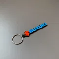 Móc khóa thương hiệu Suzuki với thiết kế đơn giản - Thumbnail 2