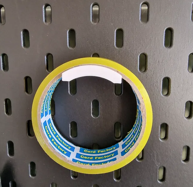 Giá đỡ băng dính đơn giản cho bảng Skadis của Ikea - Image 2