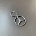 Móc chìa khóa thương hiệu Mercedes đơn giản và tinh tế - Thumbnail 2