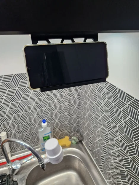 Giá đỡ điện thoại dưới tủ bếp 18mm - Image 2