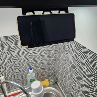 Giá đỡ điện thoại dưới tủ bếp 18mm