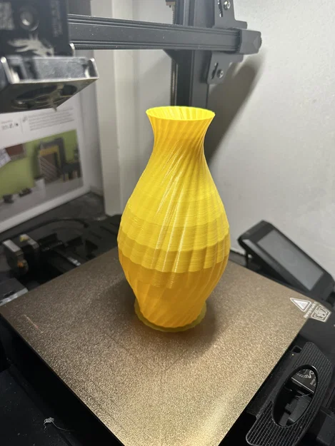 Bình hoa xoắn ốc in 3D nghệ thuật - Image 1