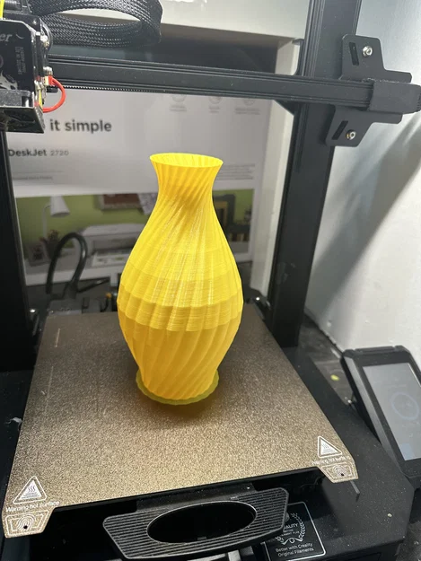 Bình hoa xoắn ốc in 3D nghệ thuật - Image 2