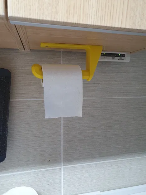 Giá đỡ giấy vệ sinh có thanh kim loại - Image 1