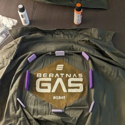 Bảng mẫu sơn logo Gas Beratnas