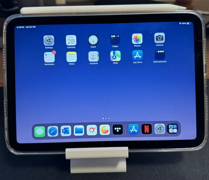 Giá đỡ iPad mini, iPhone, Samsung, Pixel với hỗ trợ cáp sạc - Image 3