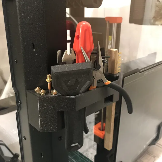 Giá đỡ dụng cụ và đầu phun cho Prusa Original Enclosure - Image 1