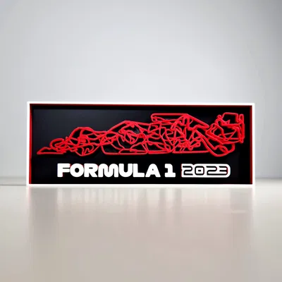 Nghệ thuật khung Formula 1 2023 với 23 đường đua