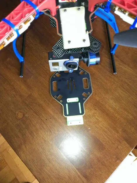 Giá đỡ gimbal không chổi cho GoPro trên DJI F450 Flamewheel - Image 1