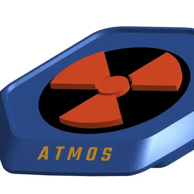 Nắp MasterLiquid ATMOS với biểu tượng bức xạ