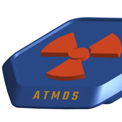 Nắp MasterLiquid ATMOS với biểu tượng bức xạ