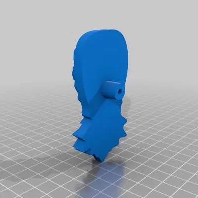 Núm vặn hình quả dứa dễ in 3D với lỗ vít 3.5mm