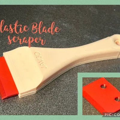 Công cụ cạo nhựa cho bàn in 3D với lưỡi thay thế