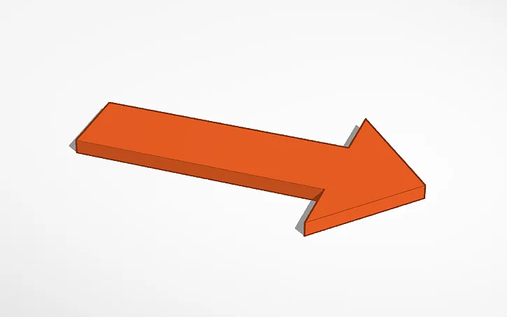 Mũi tên đơn giản cho việc in 3D và tùy chỉnh - Image 1