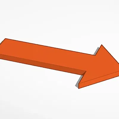 Mũi tên đơn giản cho việc in 3D và tùy chỉnh