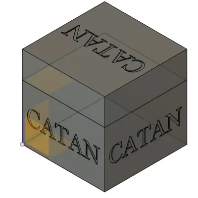 Hộp trò chơi Catan in 3D hoàn chỉnh