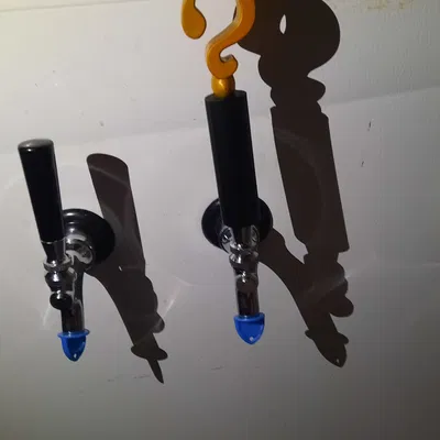 Tay cầm vòi bia The Riddler với biểu tượng dấu hỏi