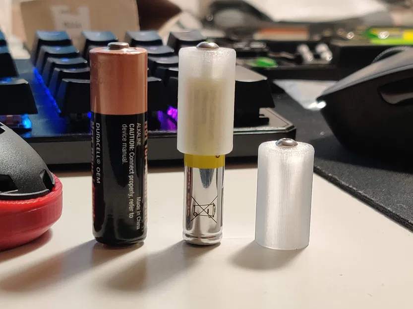 Bộ chuyển đổi pin AAA sang AA nhẹ cho chuột - Image 4