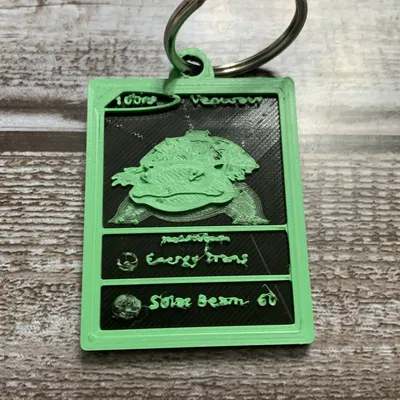 Móc khóa thẻ bài Venusaur độc đáo