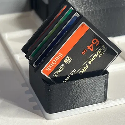 Giá đỡ thẻ CF cho nền Gridfinity 1x1