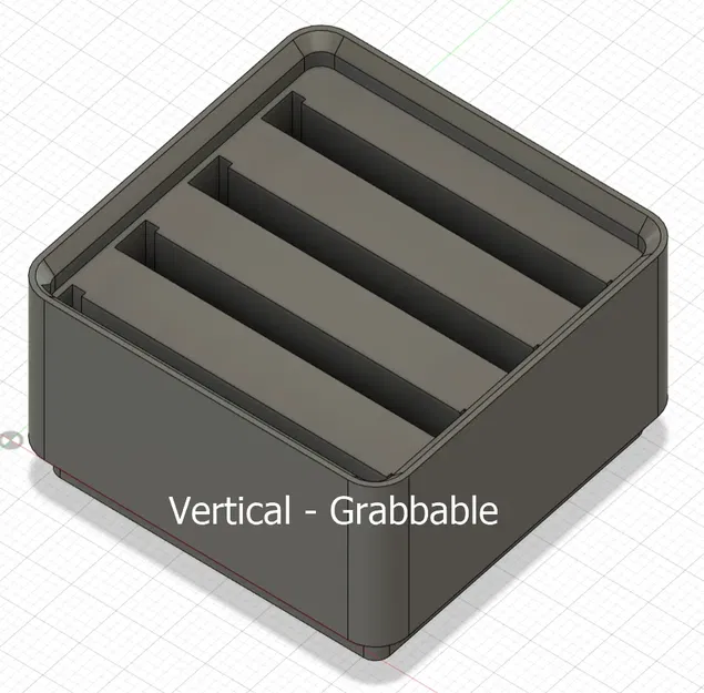 Giá đỡ thẻ CF cho nền Gridfinity 1x1 - Image 2