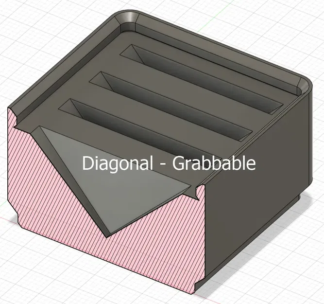 Giá đỡ thẻ CF cho nền Gridfinity 1x1 - Image 4