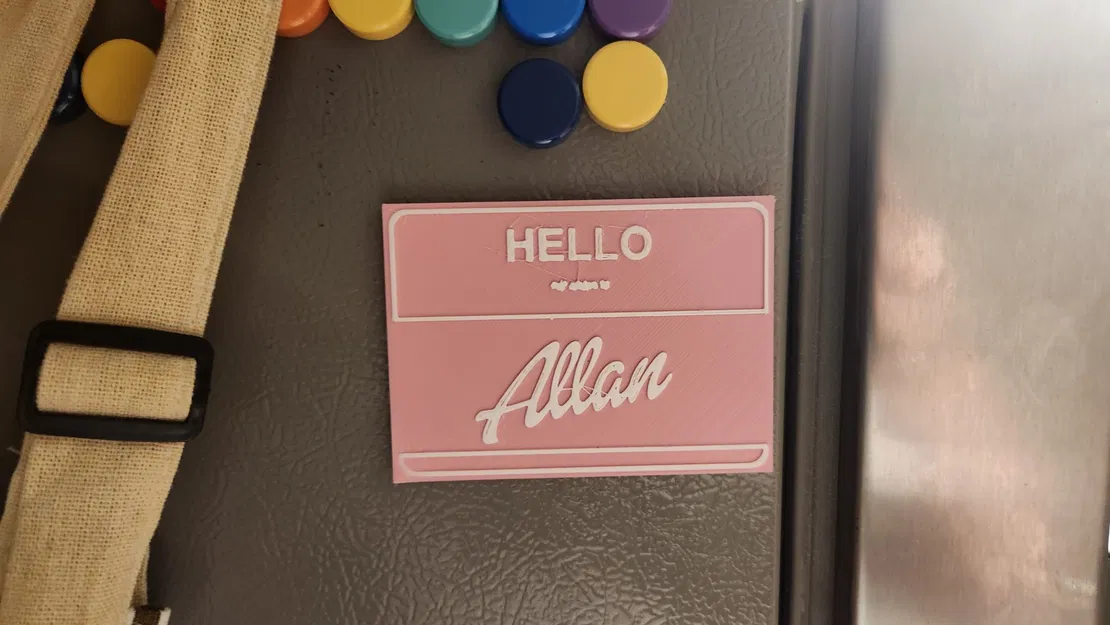 Biển tên Barbie - Biến thể Allan - Image 1