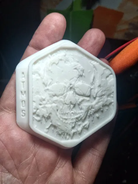 Nắp bảo vệ lithophane đầu lâu cho Master Liquid ATMOS - Image 2