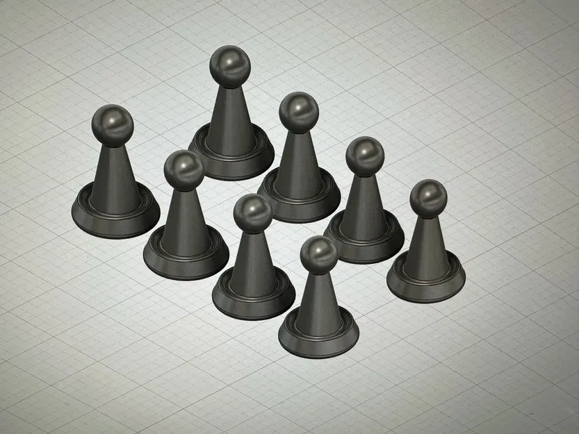 Búp bê trò chơi bàn không cần hỗ trợ in 3D - Image 1