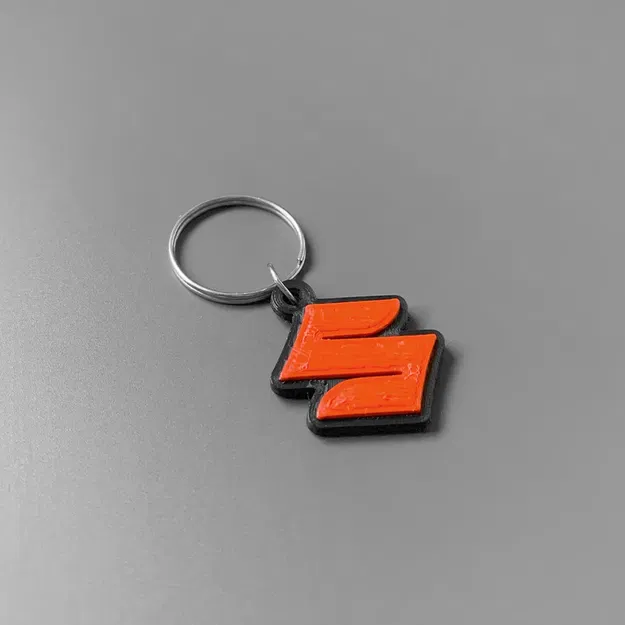 Móc khóa logo Suzuki thiết kế đơn giản và tinh tế - Image 2