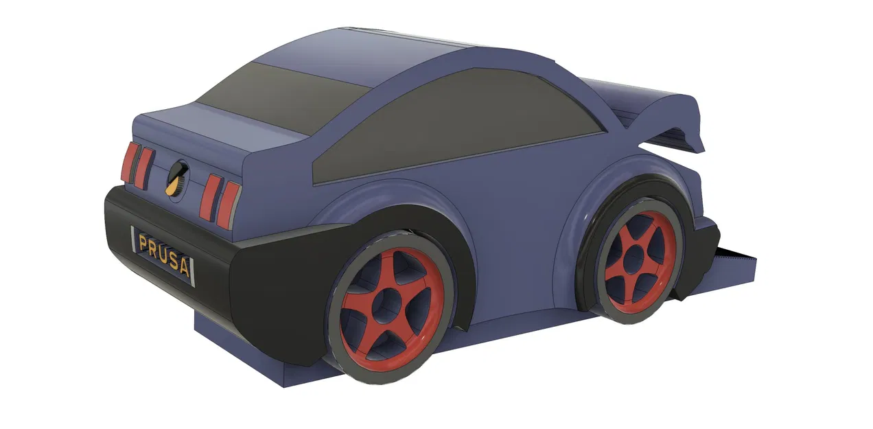 Giá đỡ cửa hình xe ô tô va chạm sáng tạo - Image 1