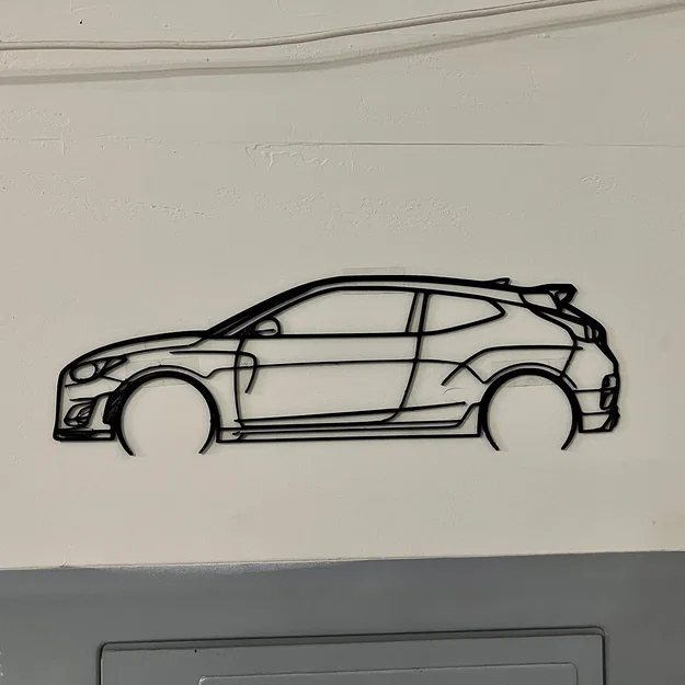 Silhouette đơn giản của Hyundai Veloster N - Image 3
