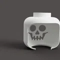 Mũ bảo hiểm cosplay LEGO bộ xương Halloween - Thumbnail 3