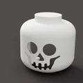 Mũ bảo hiểm cosplay LEGO bộ xương Halloween - Thumbnail 4