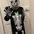 Mũ bảo hiểm cosplay LEGO bộ xương Halloween - Thumbnail 6