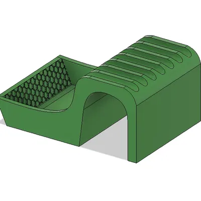 Giá đỡ cọ vẽ với khay hứng và tường tổ ong tích hợp