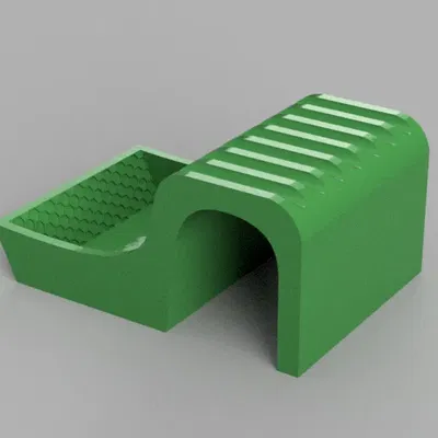 Giá đỡ cọ vẽ với khay hứng và tường tổ ong tích hợp